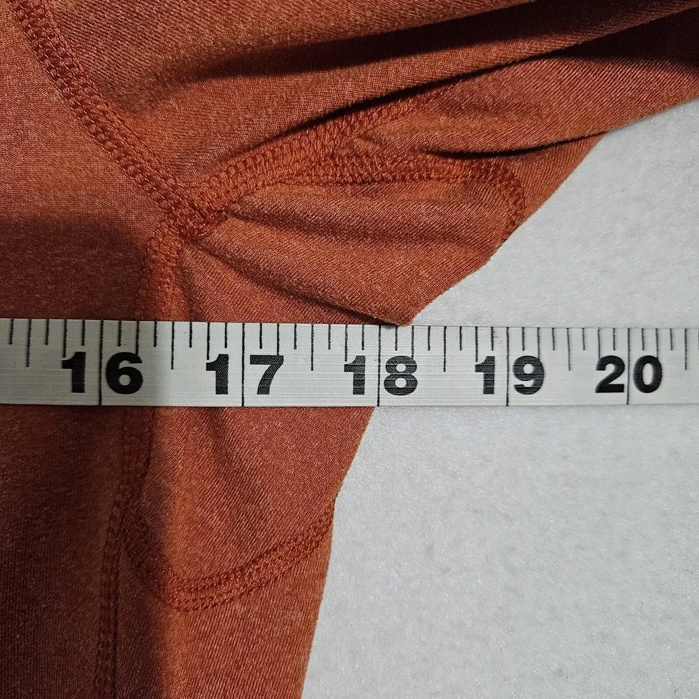 Nike Dry Fit Element Womens 1/4 Zip Shirt Orange Size Med